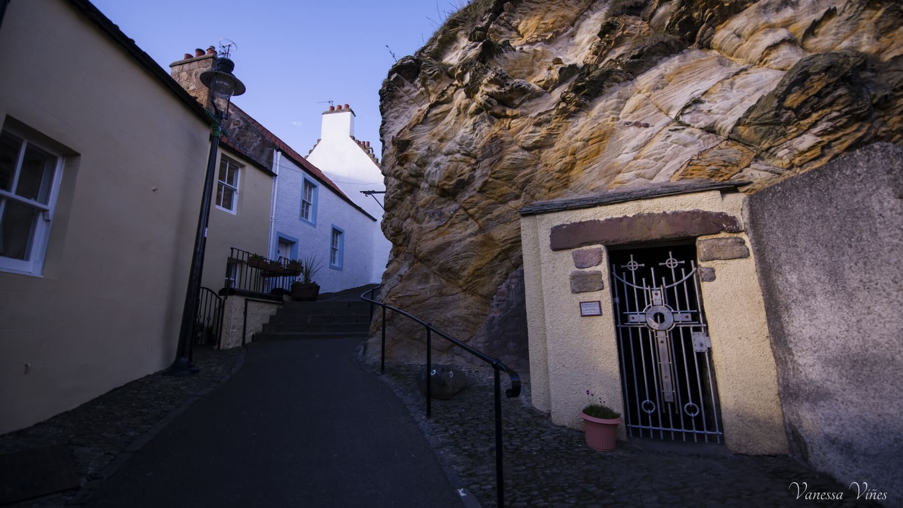 St Fillian's Cave door